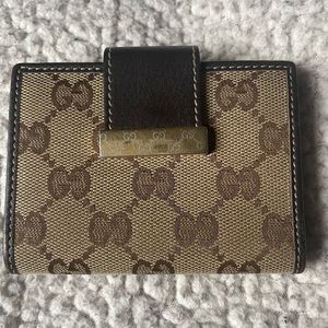 Authentic Gucci card case